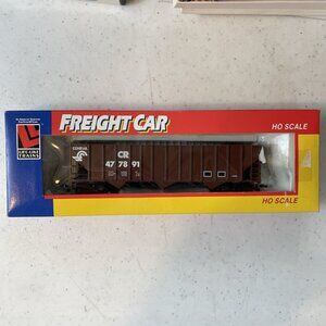 HO Scale Life-Like 8494 Conrail 100-Ton 3-Bay Hopper #477891 NEW